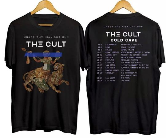 The Cult West Coast Fall Tour 2023 T-Shirt