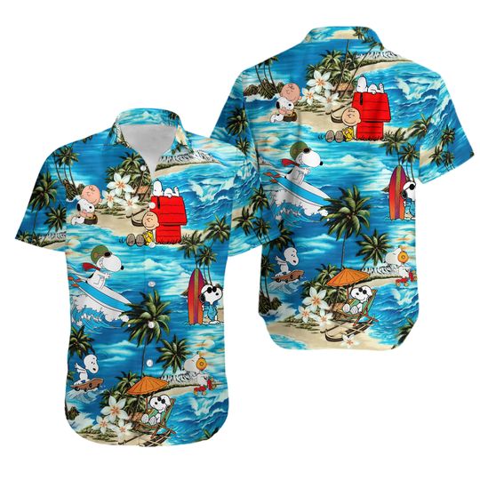 Snoopy Summer Time Hawaiian Shirt, Snoopy Hawaii Shirt Beach Summer