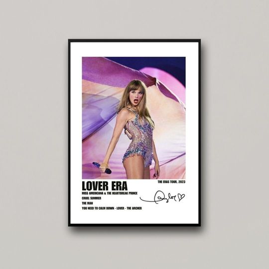 ERAS TOUR Lover Poster, Lover Era Poster