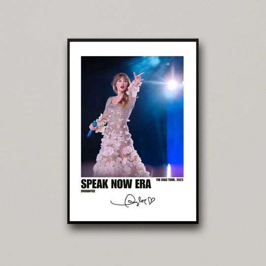 ERAS TOUR Speak Now Poster
