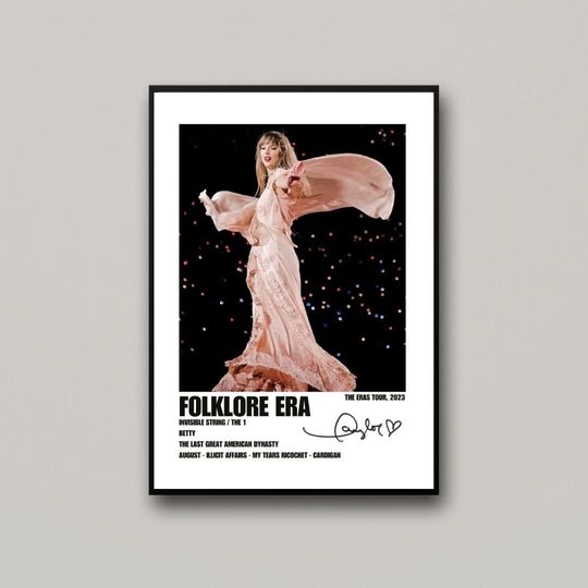 ERAS TOUR Folklore Poster