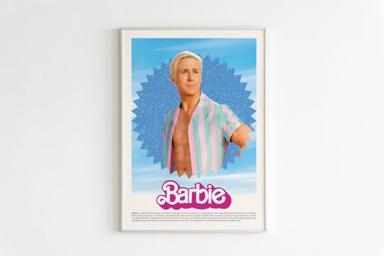 KEN, Barbie Girl, Barbie The Movie Poster, Barbie 2023 Movie Poster
