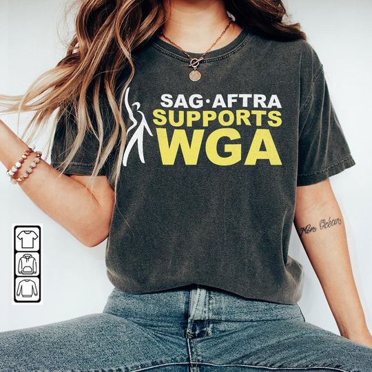 SAG AFTRA Support WGA  Shirt, Sag-Aftra Strike Support Actors Tee