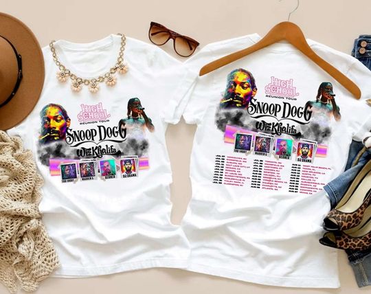 2023 Snoop Dogg And Wiz Khalifa High School Reunion Tour Shirt