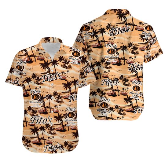 Titos Vodka Hawaiian Shirt And Shorts, Titos Hawaiian Shirt