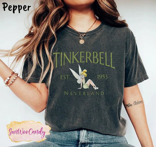 Tinkerbell Shirt, Tinkerbell 1953 Neverland T Shirt