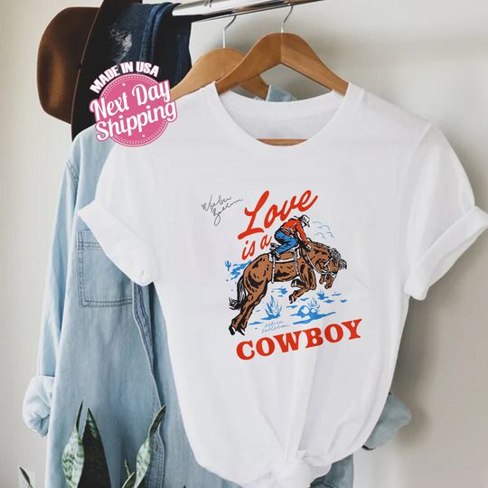 Love Is a Cowboy Kelsea Ballerini Shirt, Kelsea Ballerini Merch, Cowgirl Shirt, Music Tour 2023 Shirt