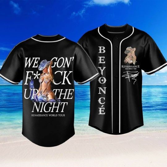 Beyonce Renaissance Tour Baseball Jersey, Queen Beyonce Jersey Shirts, Renaissance 2023 Tour Jersey