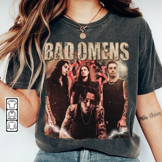 Bad Omens Music Shirt, Vintage 90S Y2K Retro T Shirt