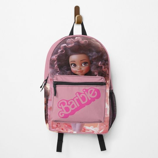 Black Barbie Girl Backpack