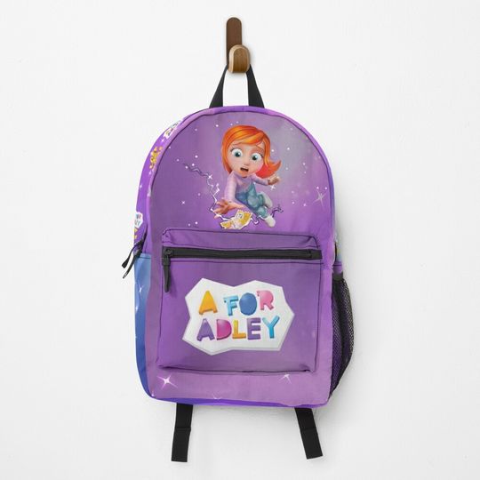A For Adley “Lost in Movies” YouTube Movie Sky Blue and Purple Backpack Backpack