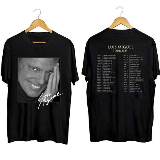 Luis Miguel Tour 2023 Shirt, Luis Miguel Fan Shirt, Luis Miguel Shirt Gift