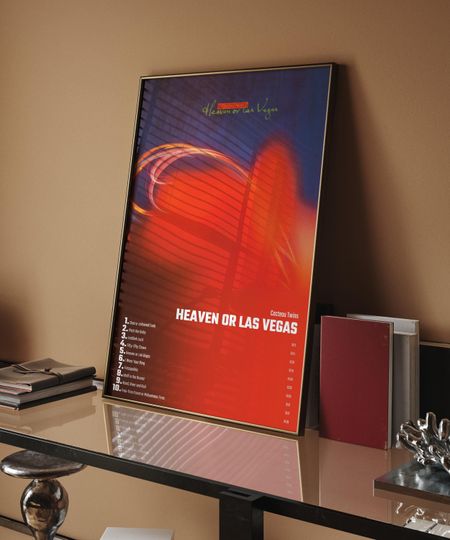 Cocteau Twins - Heaven Or Las Vegas Album Cover Poster