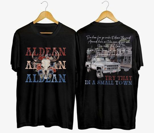 Jason Aldean Tour 2023 2Sides Shirt, Try That In A Small Town Shirt