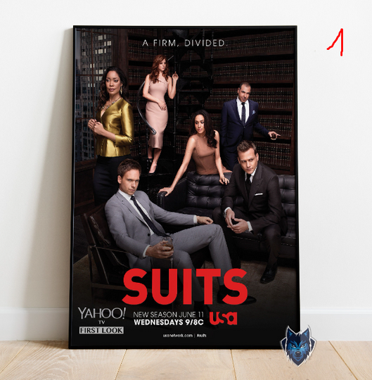 Suits Poster, Harvey Specter Wall Art