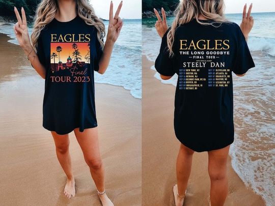Eagles Final Tour 2023 Shirt, Rock Tour 2023 Gift For Fan, Music Tour 2023 Shirt, Eagles Band Tour Shirt