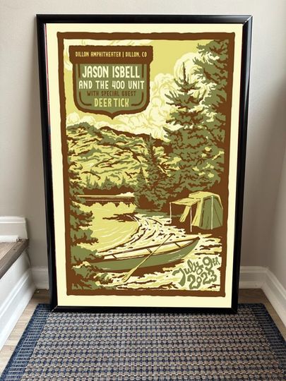 2023 Jason Isbell And The 400 Unit Dillon, CO Tour Poster