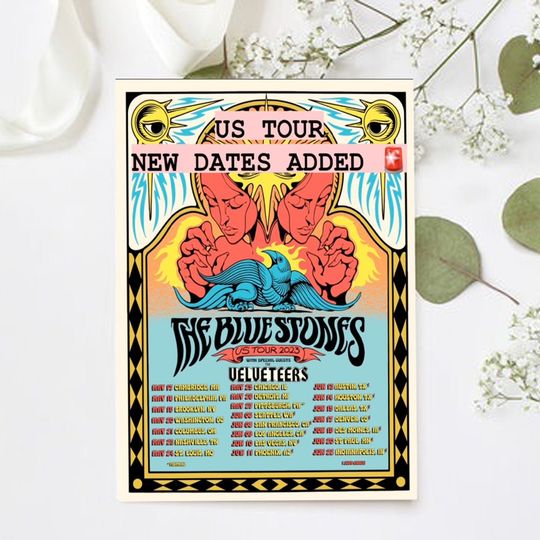 The Blue Stones US Tour 2023 Poster