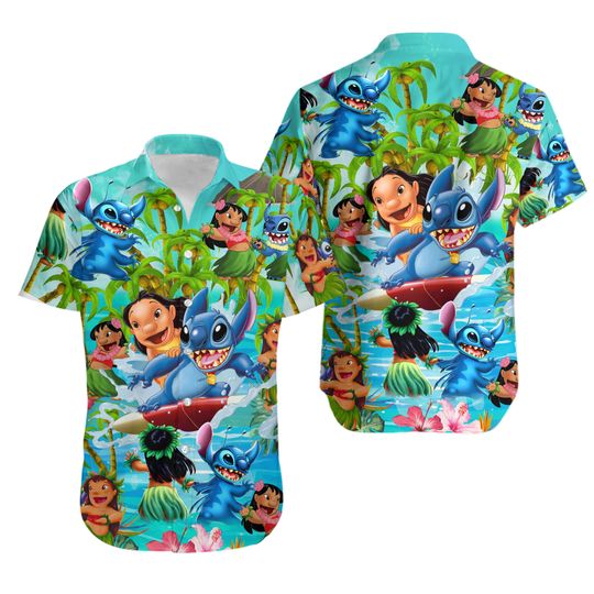 Lilo And Stitch Aloha Disney Summer Hawaiian Shirt