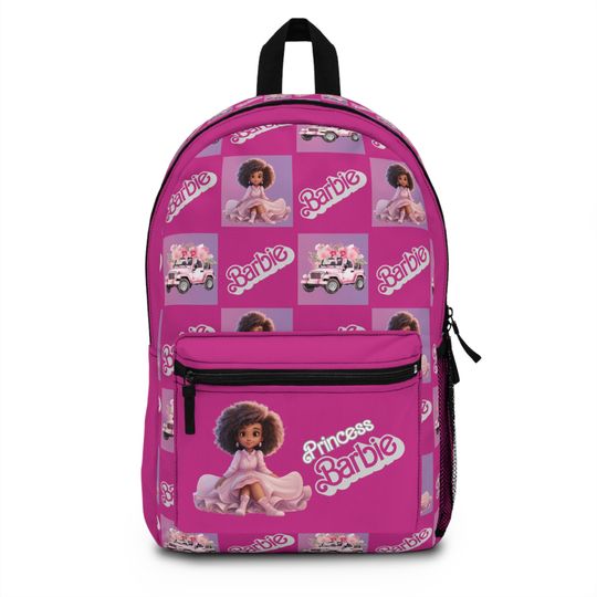 Black Barbie Princess Backpack,  Back to School
