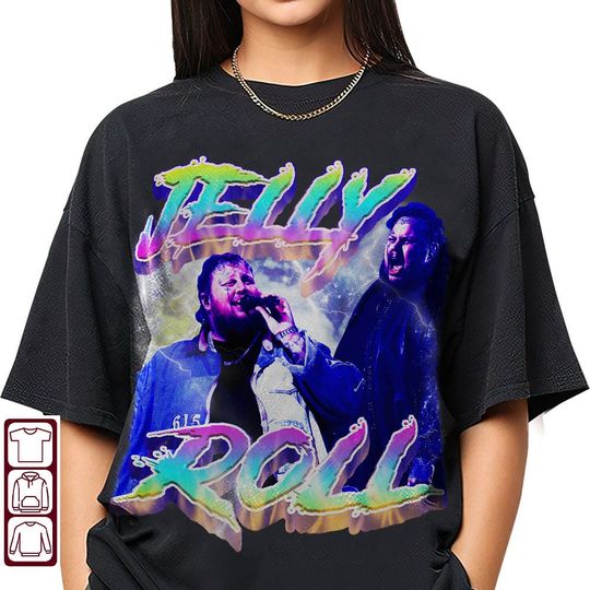 Jelly Roll 90s Vintage Shirt, Jelly Roll Bootleg Shirt