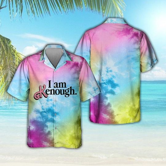I Am Kenough Barbenheimer Movie Hawaiian Shirt