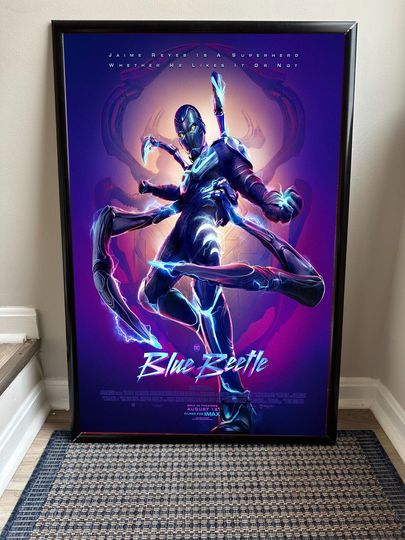 Poster  Blue Beetle Movie 2023 Poster