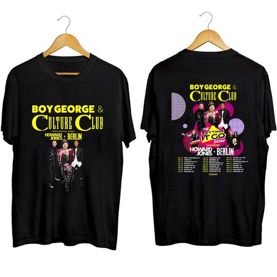 Boy George With Culture Club, Howard Jones 2023 Tour T Shirt