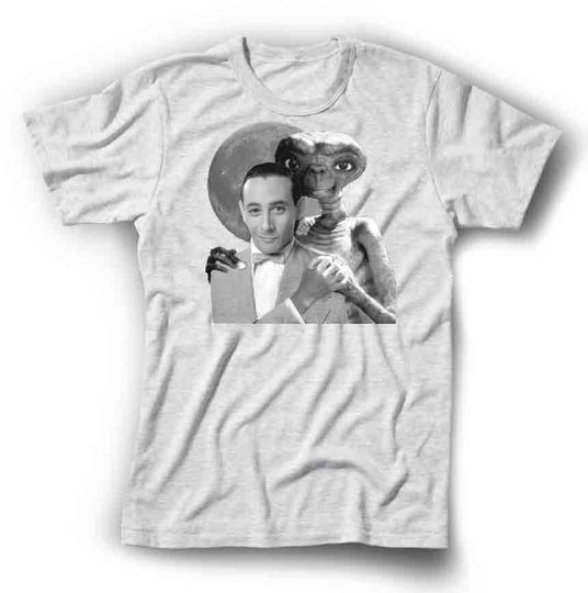 Pee Wee + ET <3  ~ Tshirt ~ Funny 80's Music Tv Show T Shirt