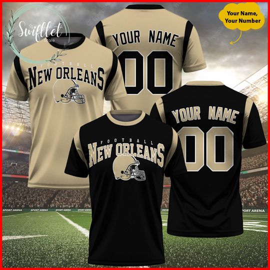Personalized New Orleans Football 3D Shirt