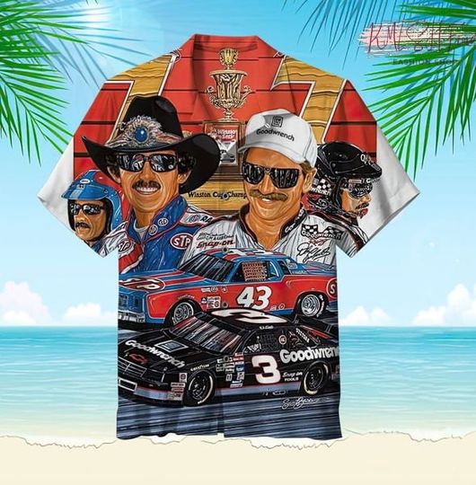 Nascar Race Cars Hawaiian Shirt, Soft Hawaii Shirts