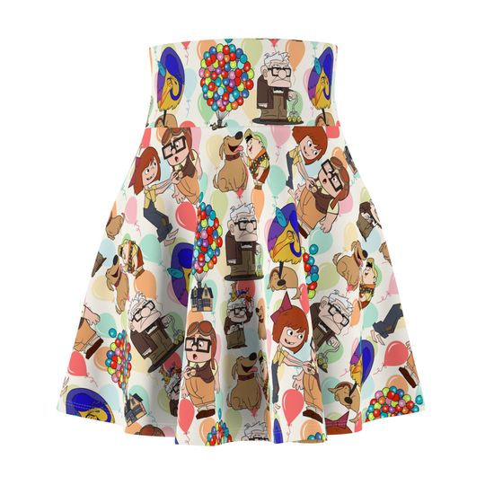 Discover Disney Up, Carl & Ellie Women's Skater Skirt