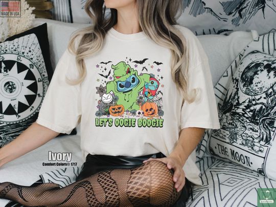 Halloween Stitch Oogie Boogie Shirt, Nightmare Before Christmas Tshirt