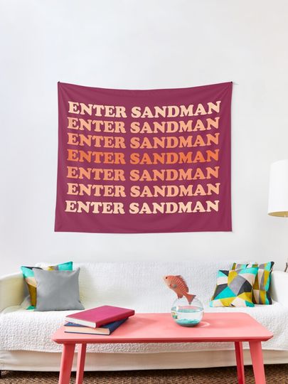 Enter Sandman Ombre  | Tapestry