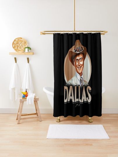 Discover Dallas-J.R. Ewing | Shower Curtain