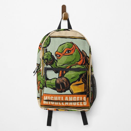 Michelangelo TMNT Backpack, Ninja Turtles Backpack