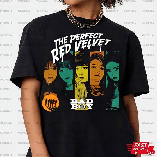 RED VELVET Kpop Shirt, Red Velvet Homage Tshirt,