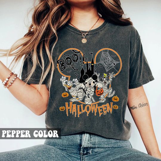 Discover Vintage Mickey Mouse Halloween Shirt, Retro Mickey & Friends Shirt