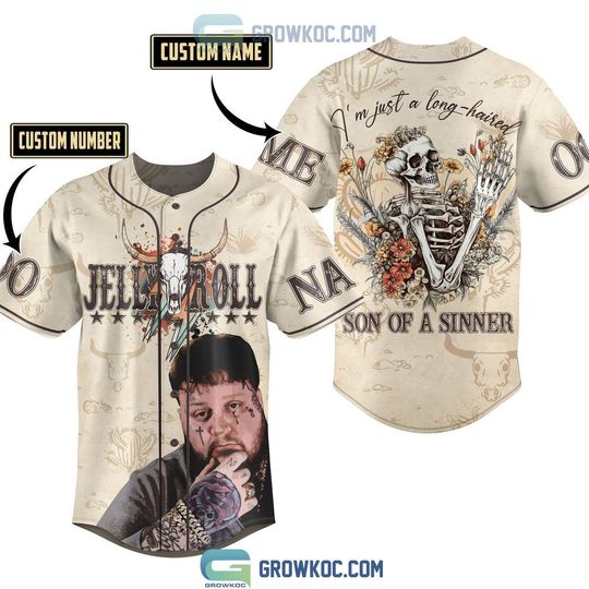 Jelly Roll Baseball Jersey, Jelly Roll Tour Shirt, Music 2023 Tour Shirt
