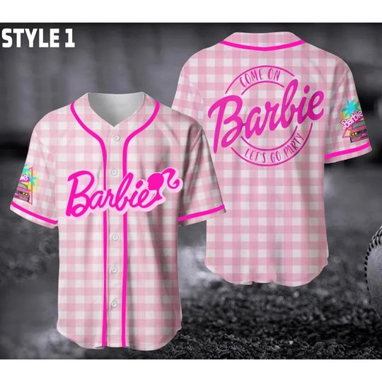 Barbie Jersey Shirt, Barbie Shirt, Come On Barbie Let's Go Party