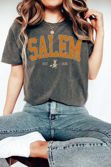 Salem Witch  Halloween Shirt, Retro Halloween Salem Shirt, Salem Vintage