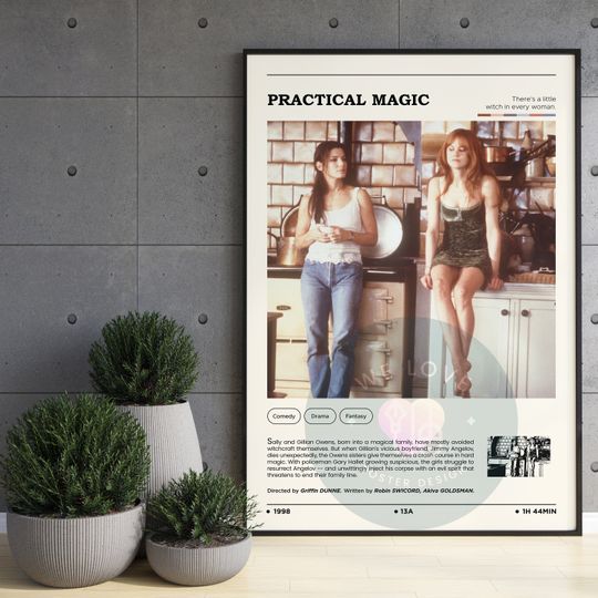 Discover Practical Magic Movie Poster, Practical Magic Poster