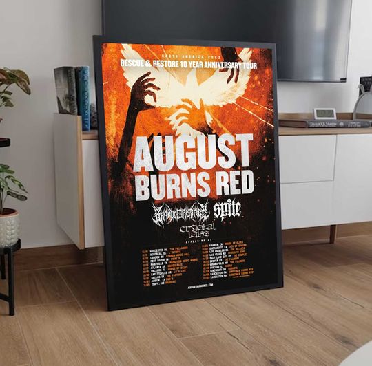 August Burns Red - Tour 2023 Poster
