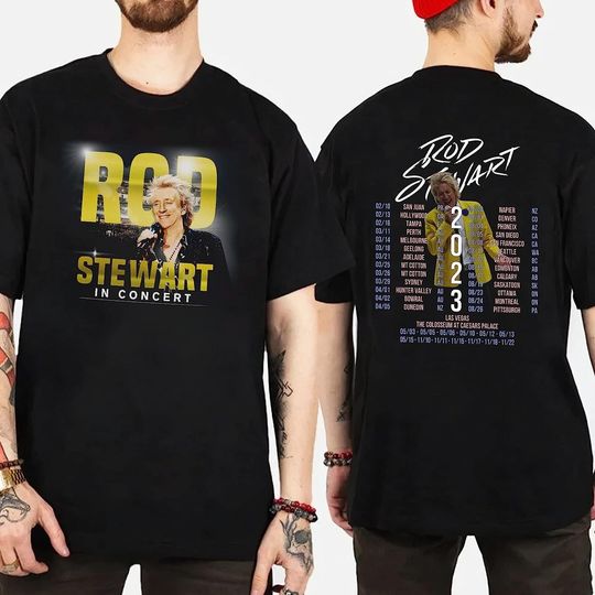 Rod Stewart Tour 2023 , Rod Stewart The Hits Tour 2023 Shirt