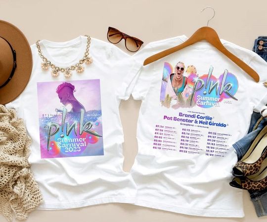 P!nk Summer Carnival 2023, Trustfall Album Shirt, Pink Singer Tour