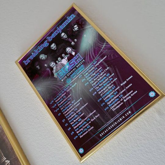 Discover Breaking Benjamin, Bush Plot 2023 Tour Poster