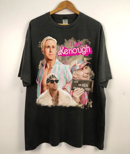 90s Vintage I am Kenough Ryan Gosling Shirt, Barbie Ken Movie 2023 Shirt