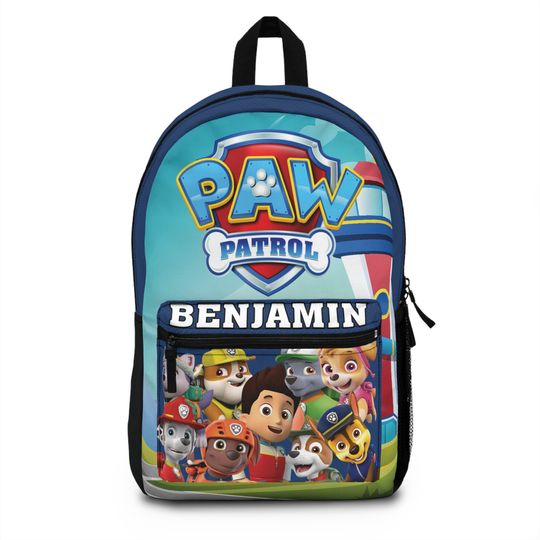 Paw Patrol Backpack with PERSONALIZED NAME