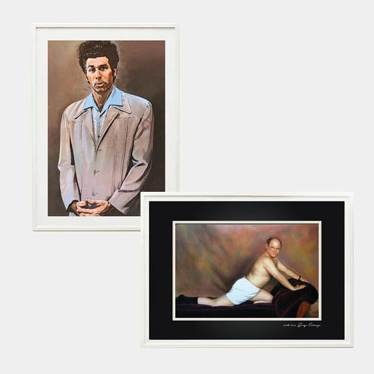 Seinfeld A3 prints - Cosmo Kramer / George Costanza