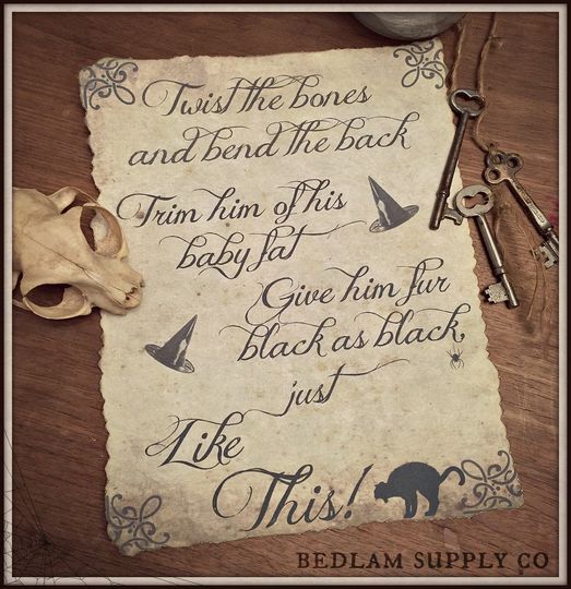 Twist the Bones - Hocus Pocus Inspired Print